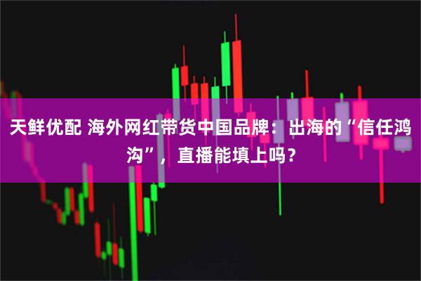 天鲜优配 海外网红带货中国品牌：出海的“信任鸿沟”，直播能填上吗？